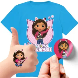 zestaw-3w1-koszulka-dla-dzieci-tatuaze-naklejki-koci-domek-gabi-152-jakosc