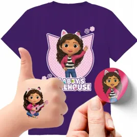 zestaw-3w1-koszulka-dla-dzieci-tatuaze-naklejki-koci-domek-gabi-140-jakosc
