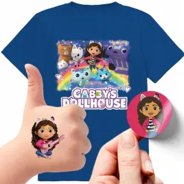 zestaw-3w1-koszulka-dla-dzieci-tatuaze-naklejki-koci-domek-gabi-140-jakosc
