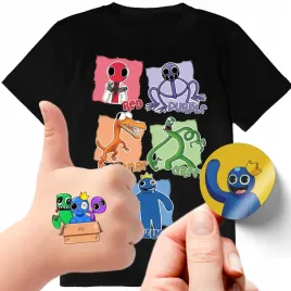 zestaw-3w1-koszulka-dla-dzieci-tatuaze-naklejki-rainbow-friends-104-jakosc