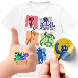 zestaw-3w1-koszulka-dla-dzieci-tatuaze-naklejki-rainbow-friends-164-jakosc