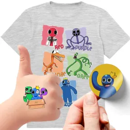 zestaw-3w1-koszulka-dla-dzieci-tatuaze-naklejki-rainbow-friends-152-jakosc