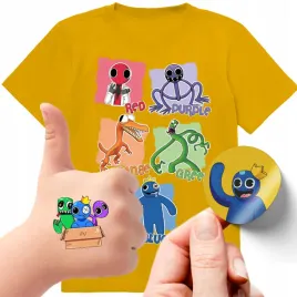 zestaw-3w1-koszulka-dla-dzieci-tatuaze-naklejki-rainbow-friends-128-jakosc