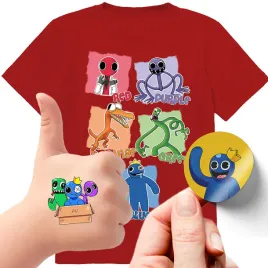 zestaw-3w1-koszulka-dla-dzieci-tatuaze-naklejki-rainbow-friends-152-jakosc