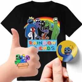 zestaw-3w1-koszulka-dla-dzieci-tatuaze-naklejki-rainbow-friends-164-jakosc