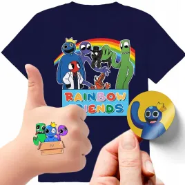 zestaw-3w1-koszulka-dla-dzieci-tatuaze-naklejki-rainbow-friends-152-jakosc