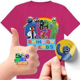 zestaw-3w1-koszulka-dla-dzieci-tatuaze-naklejki-rainbow-friends-116-jakosc