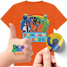 zestaw-3w1-koszulka-dla-dzieci-tatuaze-naklejki-rainbow-friends-164-jakosc
