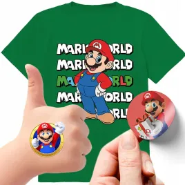 zestaw-3w1-koszulka-dla-dzieci-tatuaze-naklejki-super-mario-bros-128-jakosc