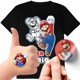 zestaw-3w1-koszulka-dla-dzieci-tatuaze-naklejki-super-mario-bros-140-jakosc