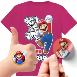zestaw-3w1-koszulka-dla-dzieci-tatuaze-naklejki-super-mario-bros-128-jakosc