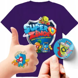 zestaw-3w1-koszulka-dla-dzieci-tatuaze-naklejki-super-zings-128-jakosc