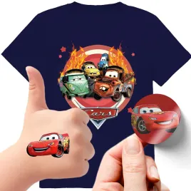 zestaw-3w1-koszulka-dla-dzieci-tatuaze-naklejki-cars-auta-zygzak-128-jakosc