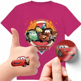 zestaw-3w1-koszulka-dla-dzieci-tatuaze-naklejki-cars-auta-zygzak-152-jakosc