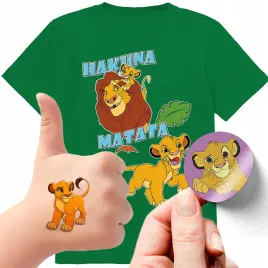 zestaw-3w1-koszulka-dla-dzieci-tatuaze-naklejki-krol-lew-140-jakosc