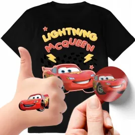 zestaw-3w1-koszulka-dla-dzieci-tatuaze-naklejki-cars-auta-zygzak-140-jakosc