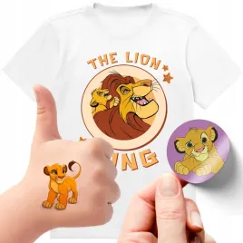 zestaw-3w1-koszulka-dla-dzieci-tatuaze-naklejki-krol-lew-116-jakosc