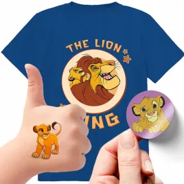 zestaw-3w1-koszulka-dla-dzieci-tatuaze-naklejki-krol-lew-116-jakosc
