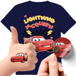 zestaw-3w1-koszulka-dla-dzieci-tatuaze-naklejki-cars-auta-zygzak-128-jakosc