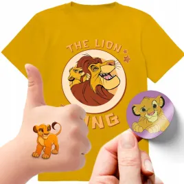 zestaw-3w1-koszulka-dla-dzieci-tatuaze-naklejki-krol-lew-116-jakosc