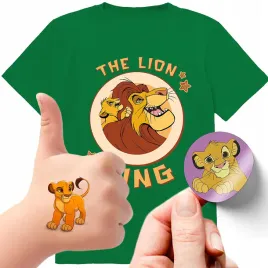 zestaw-3w1-koszulka-dla-dzieci-tatuaze-naklejki-krol-lew-164-jakosc