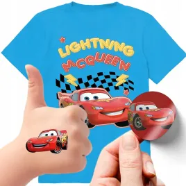 zestaw-3w1-koszulka-dla-dzieci-tatuaze-naklejki-cars-auta-zygzak-128-jakosc