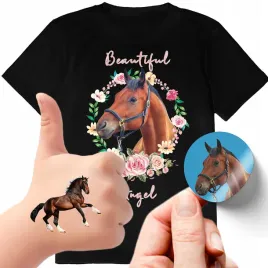 zestaw-3w1-koszulka-dla-dzieci-tatuaze-naklejki-konie-140-jakosc