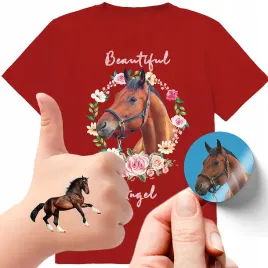 zestaw-3w1-koszulka-dla-dzieci-tatuaze-naklejki-konie-152-jakosc