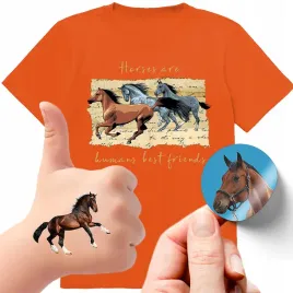 zestaw-3w1-koszulka-dla-dzieci-tatuaze-naklejki-konie-140-jakosc