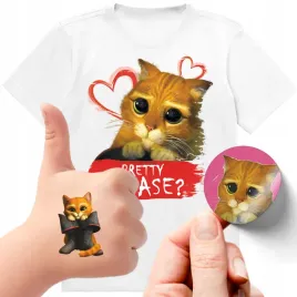zestaw-3w1-koszulka-dla-dzieci-tatuaze-naklejki-kot-w-butach-116-jakosc