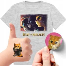 zestaw-3w1-koszulka-dla-dzieci-tatuaze-naklejki-kot-w-butach-140-jakosc