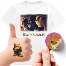 zestaw-3w1-koszulka-dla-dzieci-tatuaze-naklejki-kot-w-butach-140-jakosc