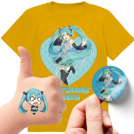 zestaw-3w1-koszulka-dla-dzieci-tatuaze-naklejki-hatsune-miku-140-jakosc