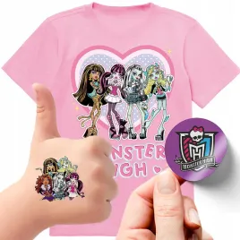 zestaw-3w1-koszulka-dla-dzieci-tatuaze-naklejki-monster-high-140-jakosc