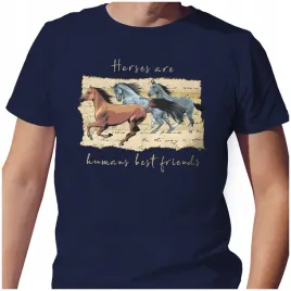 koszulka-t-shirt-konie-horse-m-jakosc