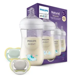 avent-zestaw-prezentowy-natural-response-butelki-260-ml-1m-2-smoczki-0m