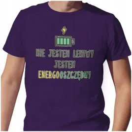 koszulka-nie-jestem-leniwy-energooszczedny-xl