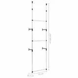 system-teleskopowych-drazkow-do-garderoby-aluminiowy-stan-nowy