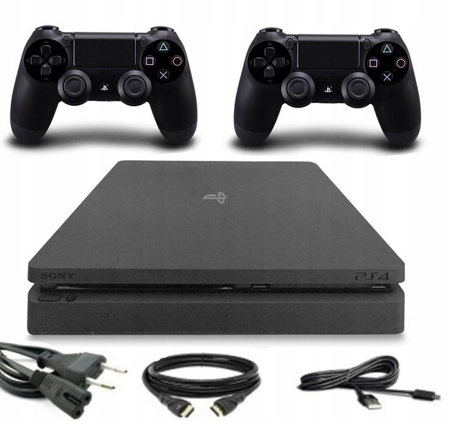 KONSOLA SONY PLAYSTATION 4 PS4 SLIM 500GB + 2 PADY