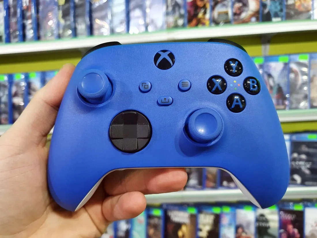 XBOX ワイヤレスコントローラー(SHOCK BLUE) Microsoft Xbox Series Kontroler Shock Blue - Laptophouse.pl