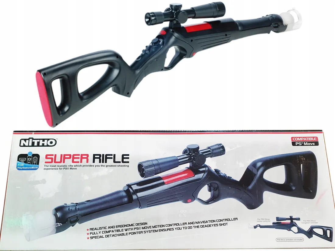 STRZELBA KARABIN SNAJPERSKI Z LUNETĄ PS MOVE PS3 – 152645816 - ERLI.pl