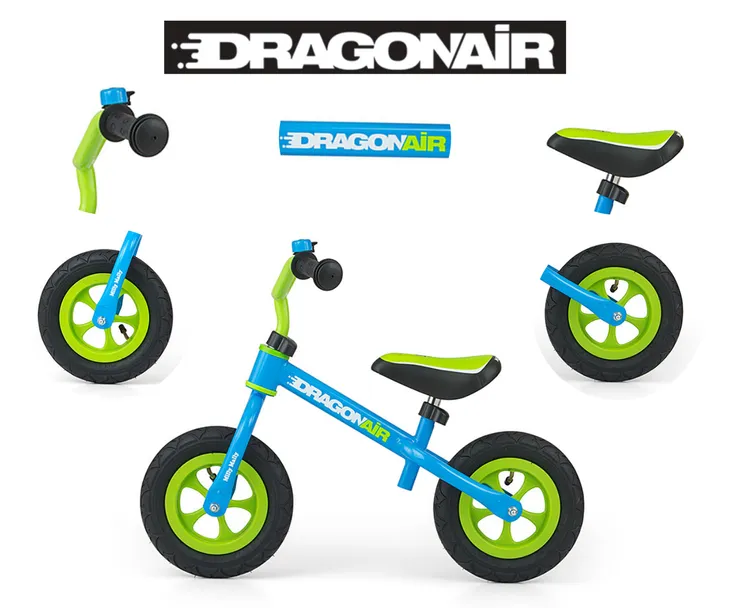 rowerek-biegowy-dragon-air-blue-stan-nowy