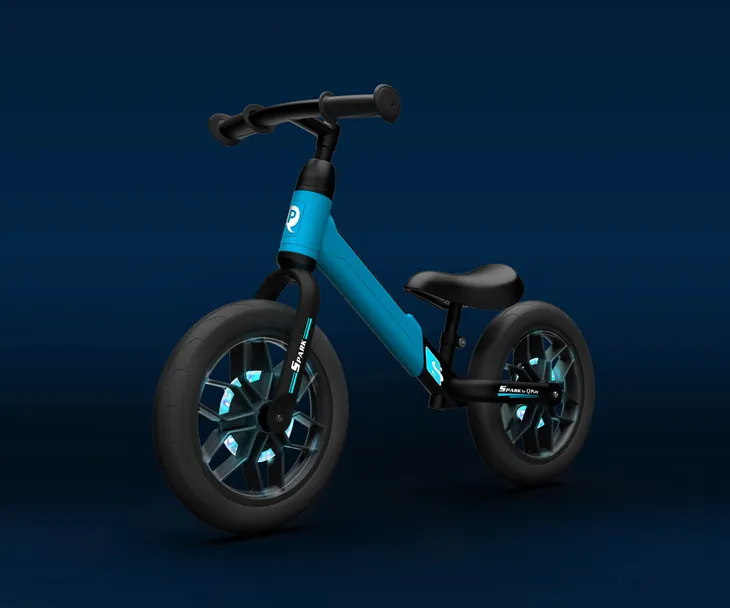 qplay-rowerek-biegowy-spark-blue-stan-nowy