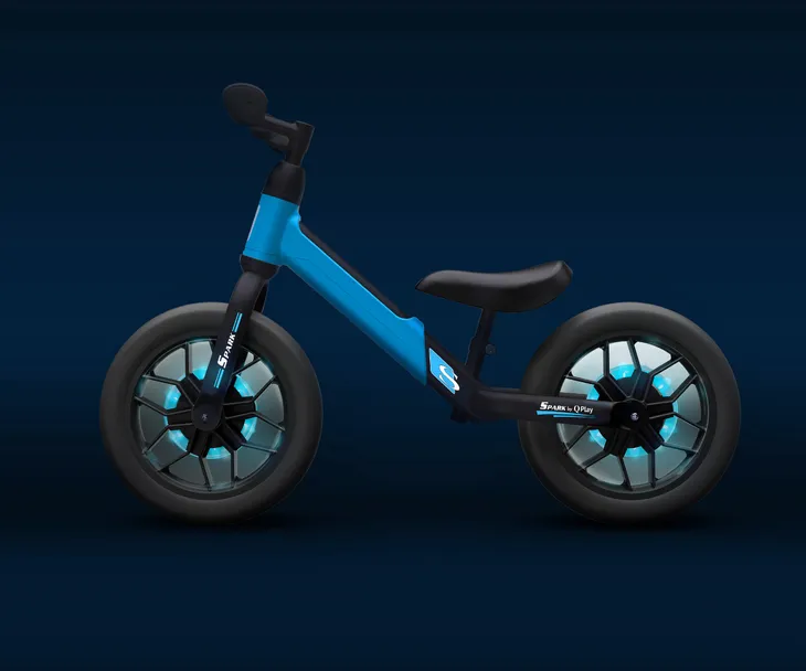 qplay-rowerek-biegowy-spark-blue-stan-nowy