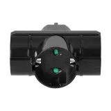 rozgaleznik-3x2p-z-schuko-czarny