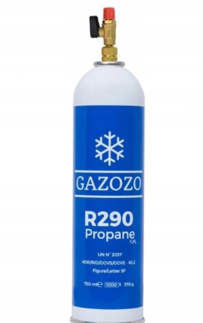 CZYNNIK CHŁODNICZY FREON GAZ R290 PROPAN + zawór - ERLI.pl