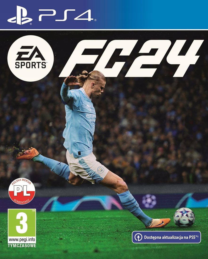 EA Sports FC 24 Po Polsku PS4 PS5 Piłka FIFA 24 