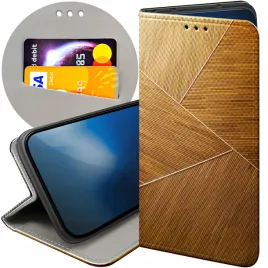 etui-do-xiaomi-poco-x3-nfc-wzory-brazowe-drewniane