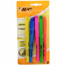 kolorowe-markery-zakreslacze-highlighter-bic-5-sztuk