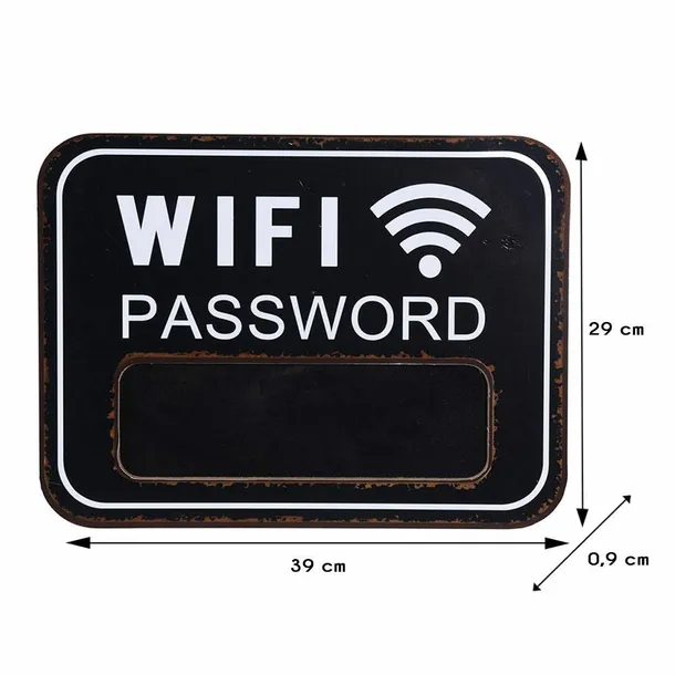 tablica-scienna-czarna-wifi-passwordby-best-occasionsby-best-occasions-stan-nowy